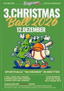 Mehr über den Artikel erfahren Bretten Kangaroos laden zum 3. Christmas-Ball ein